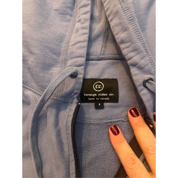 Foreign Rider Co FULL ZIP HOODED SWEATSHIRT - Picture 3 of 6